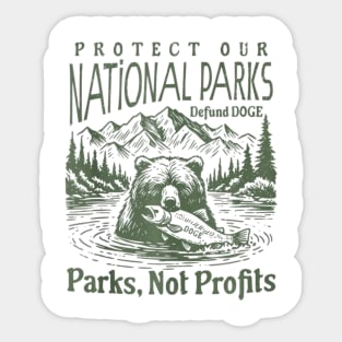 Protect Our National Parks Sticker